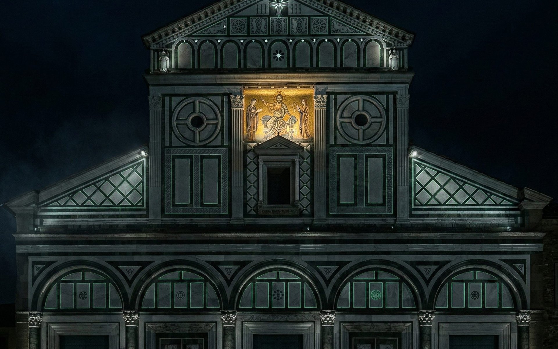 San Miniato — innovativa proiezione mapping su architettura storica — Sublime Tecnologico