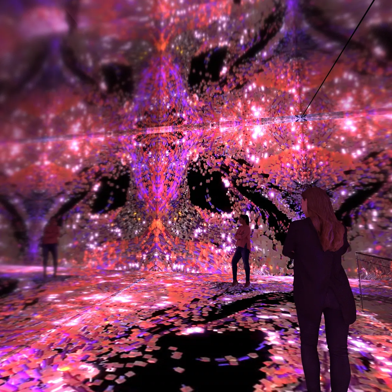 ROOM immersive room concept render Sublime Tecnologico