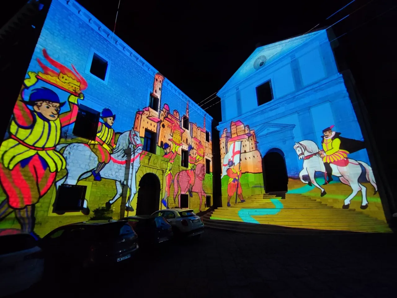Proiezione architettonica monumentale