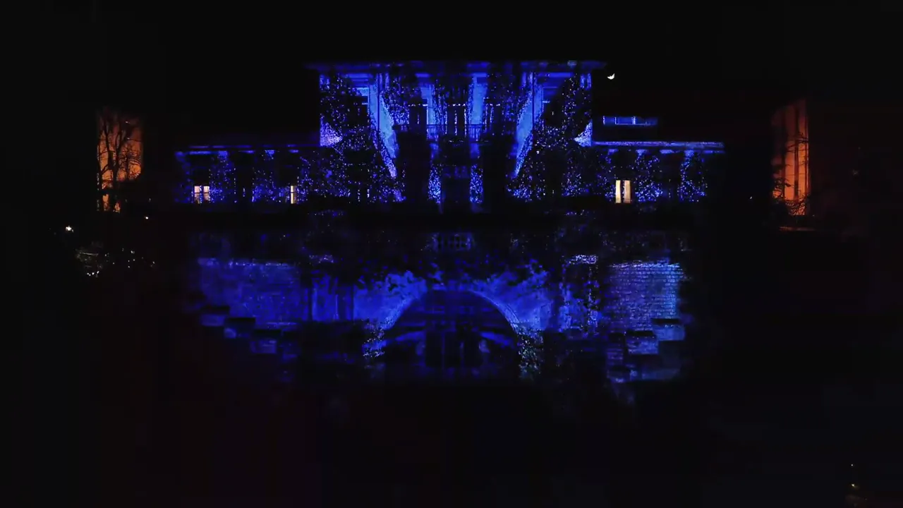 Video mapping edge blending multiproiezione